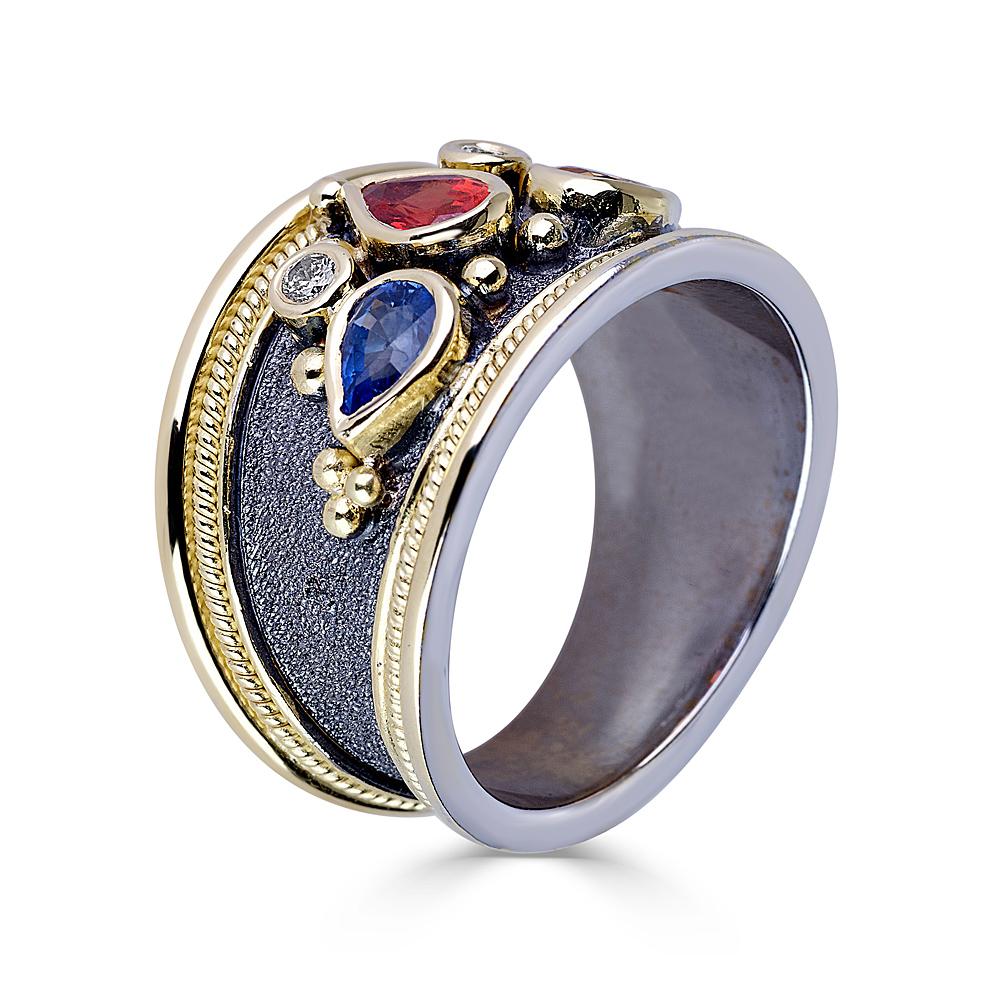 byzantine diamond ring