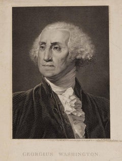 "Georgius Washington" Engraving by Giuseppe Longhi, 1817
