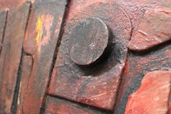 Dedication to Picasso. 1991, assemblage, cardboard, wood, acrylic, 49, 5x59, 5cm