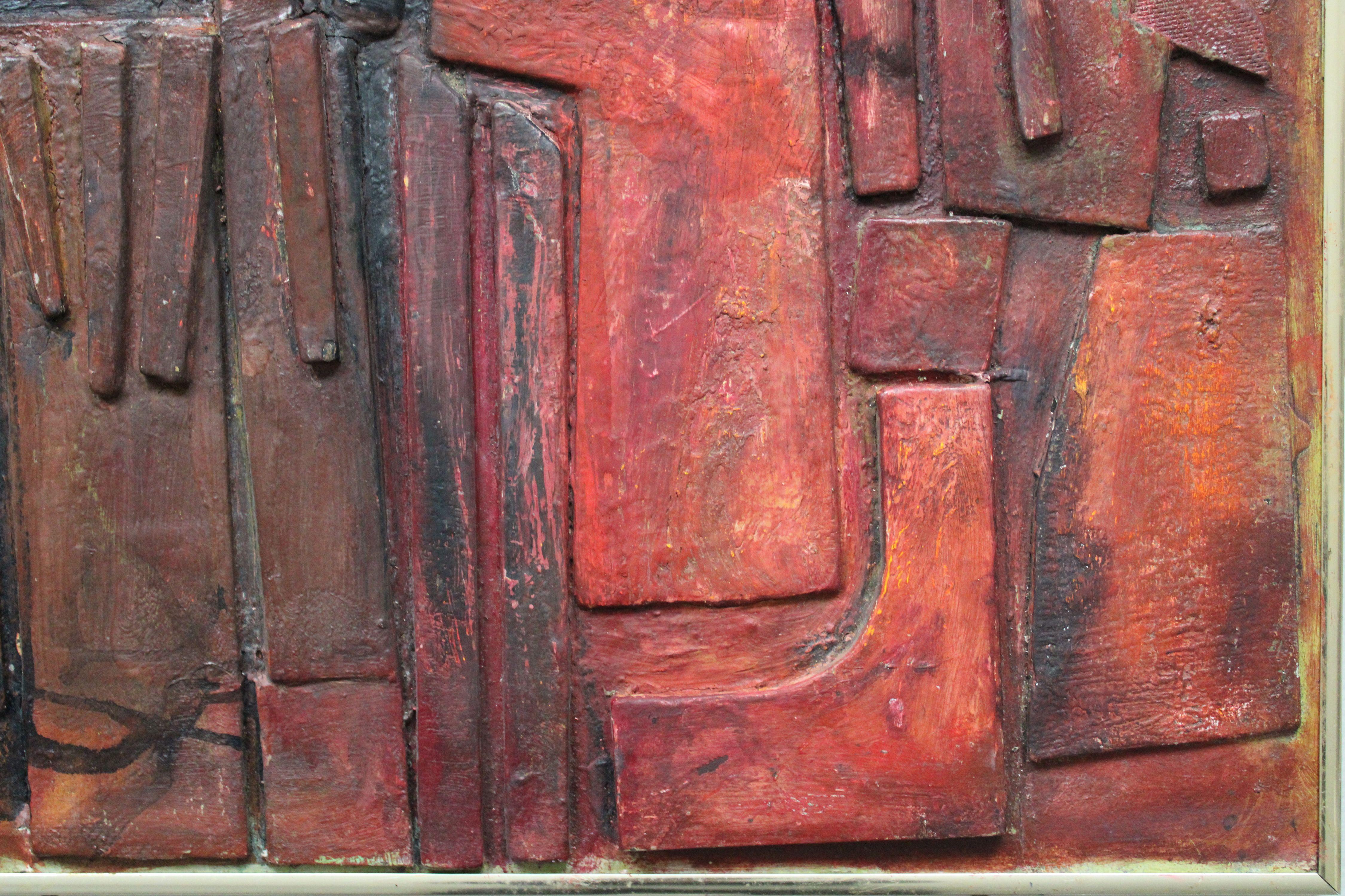 Dedic a Picasso. 1991, assemblaggio, cartone, legno, acrilico, 49,5x59,5 cm

Georgs Barkans (1925-2010)
Artista tessile, architetto, artista
Formazione professionale:
Università della Lettonia, Facoltà di Architettura (1945-1952)
Accademia d'arte