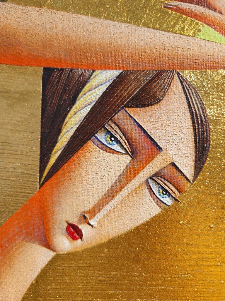 Danza classica - Mixed Media Art Cubismo di Georgy Kurasov