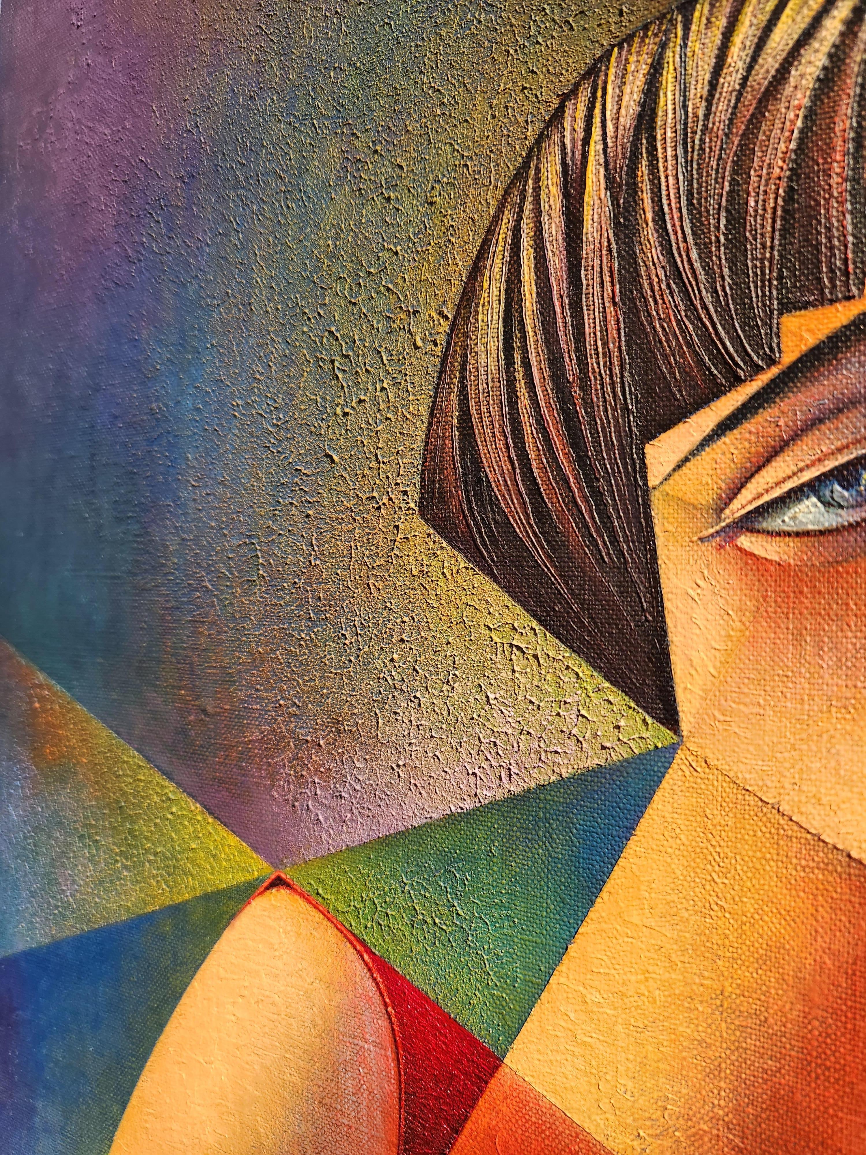 Chiaro di luna - Painting Costruttivismo di Georgy Kurasov