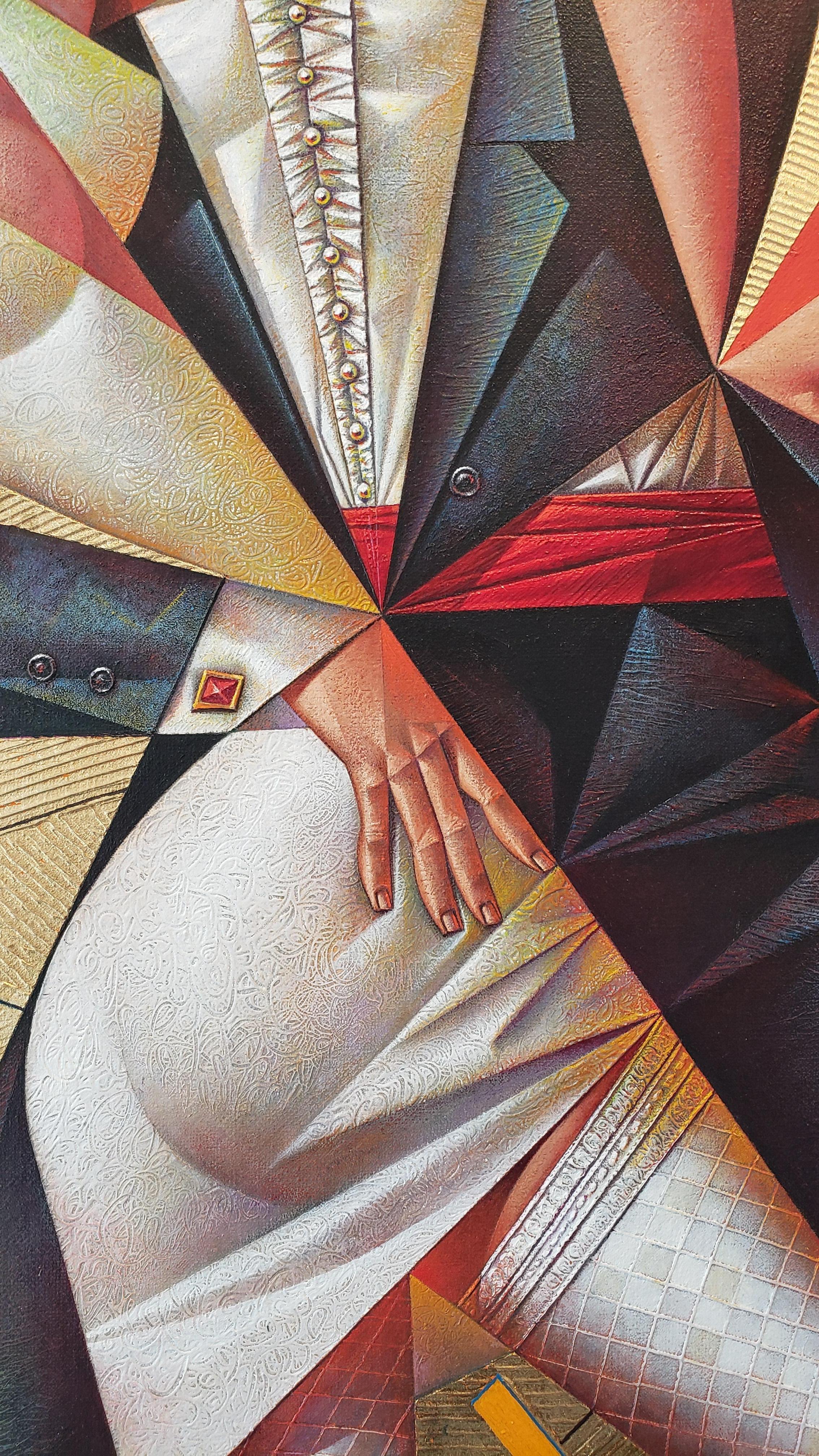 Tango Jazz - Painting Cubismo di Georgy Kurasov