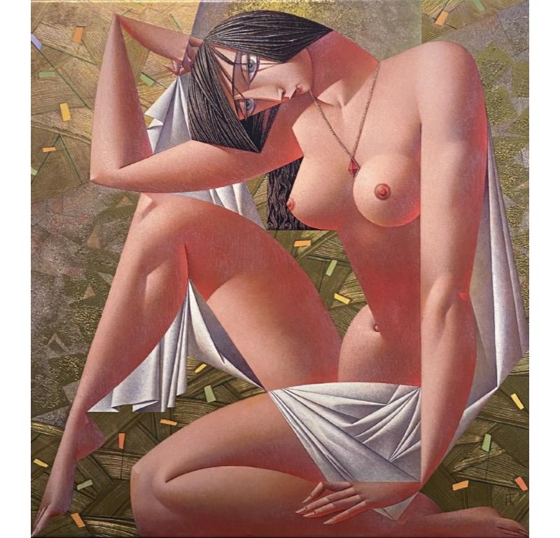 Georgy Kurasov Portrait Painting – Cleo