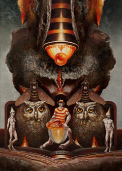 Kaléidoscope d'automne. Par Georgy Skripnichenko. 1979. Huile sur toile. 65/46 cm