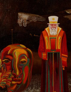 Morgen früh. Von Georgy Skripnichenko. 1989. Öl auf Leinwand. 55/46 cm
