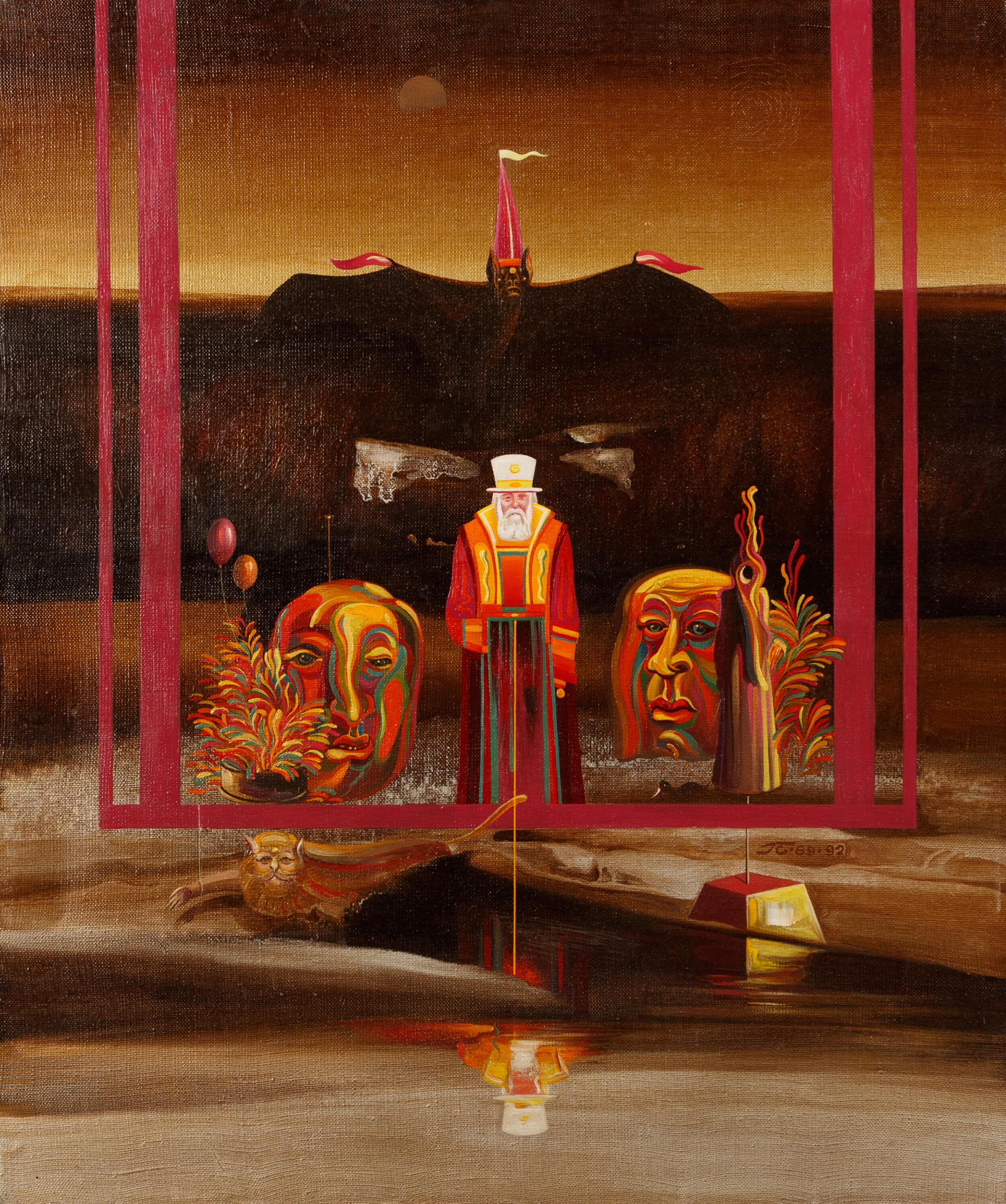 Tomorrow morning. By Georgy Skripnichenko. 1989. Oil on canvas. 55/46 cm