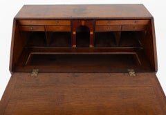 Georigian Bureau Desk Elm Period Antique