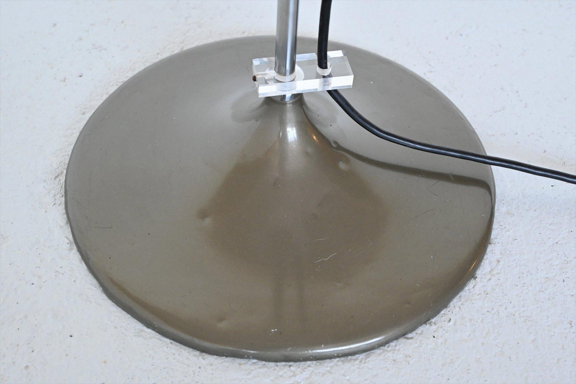 Polychromed Gepo Acrylic Floor Lamp Gino Sarfatti Style, the Netherlands, 1960
