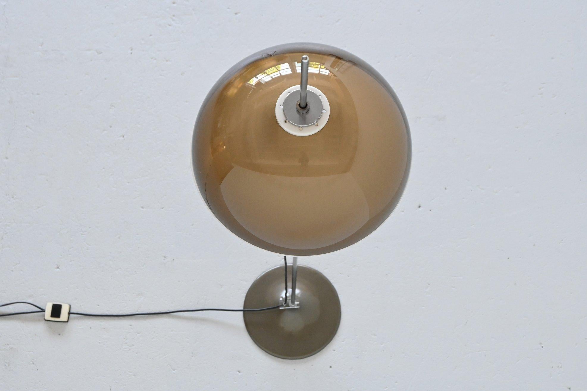 Mid-20th Century Gepo Acrylic Floor Lamp Gino Sarfatti Style, the Netherlands, 1960