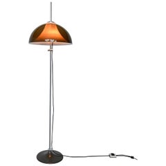Gepo Acrylic Floor Lamp Gino Sarfatti Style, the Netherlands, 1960