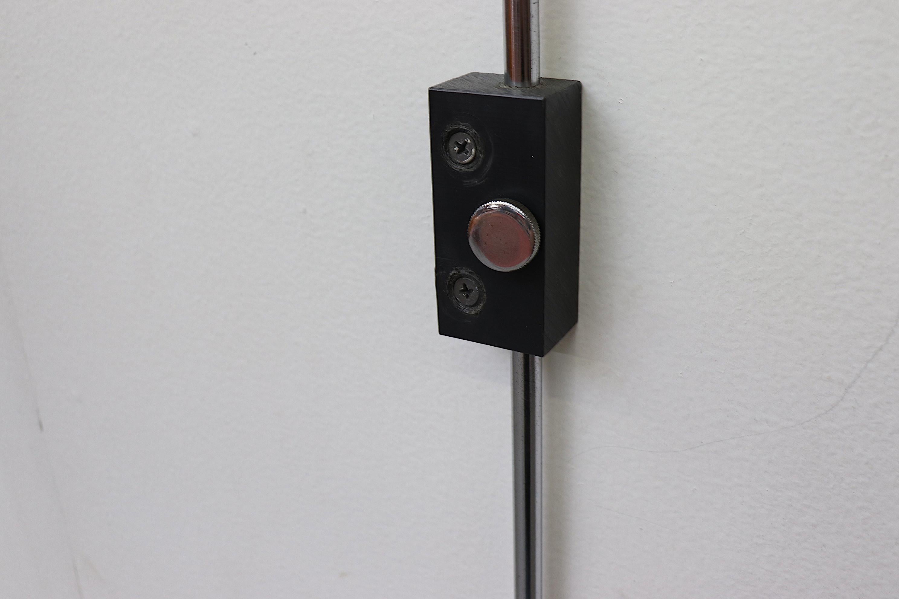 Gepo Arc Wall Lamp White and Chrome 8
