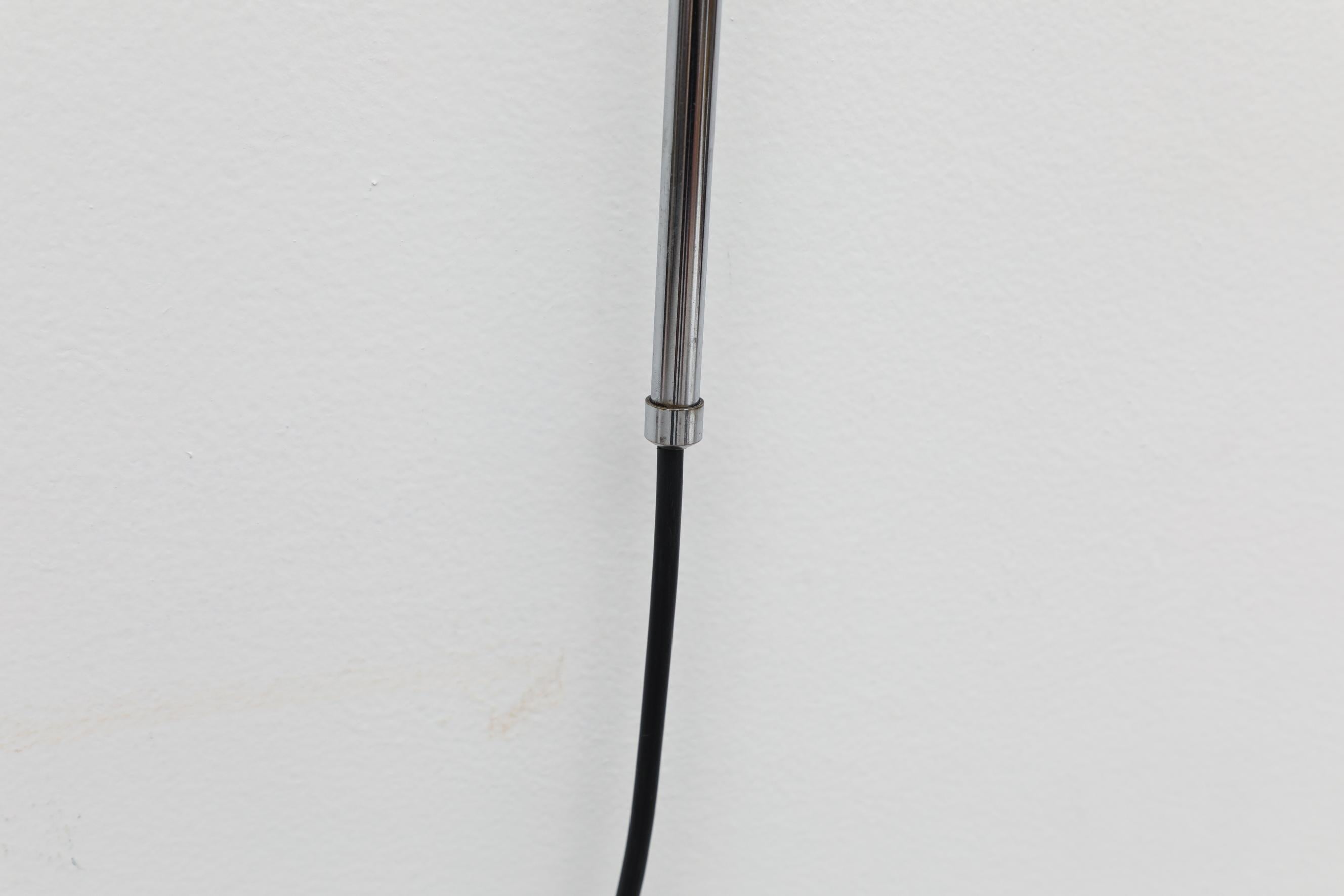 Gepo Chrome Wall Mount Arc Lamp, 1970s 9