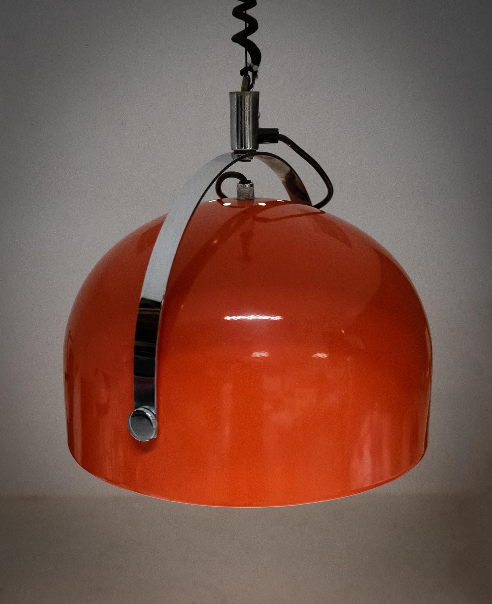 Gepo Spring Pendant Lamp, Holland, 1970s For Sale 1