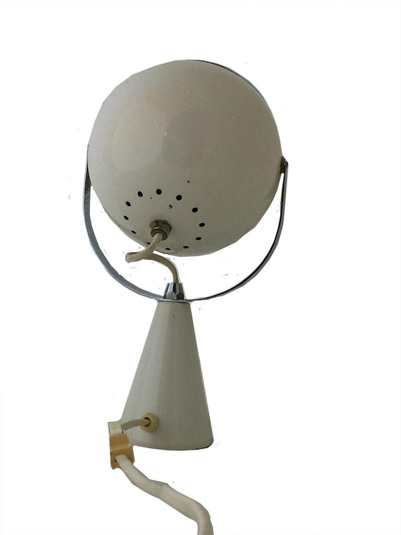 Metall-Tischlampe im Gepo-Stil, Space Age, Eyeball, 1970er Jahre im Angebot 1