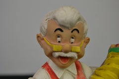 Geppetto Pinocchio Rubber Squeaky Doll, Walt Disney Productions