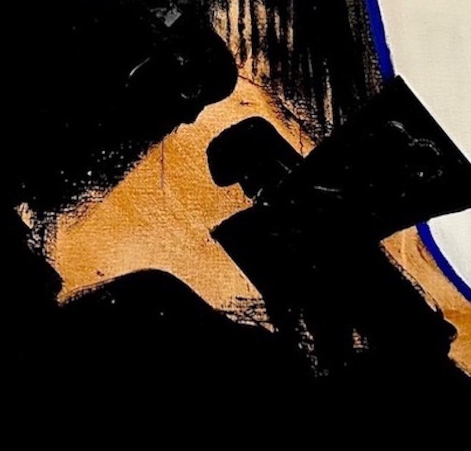 Esta obra forma parte de la última colección de Ger Doornink, donde se refleja su maestría en la pintura de retratos y hace evidente su papel de artesano que adopta nuevos materiales y texturas para captar y representar la esencia de sus sujetos. El