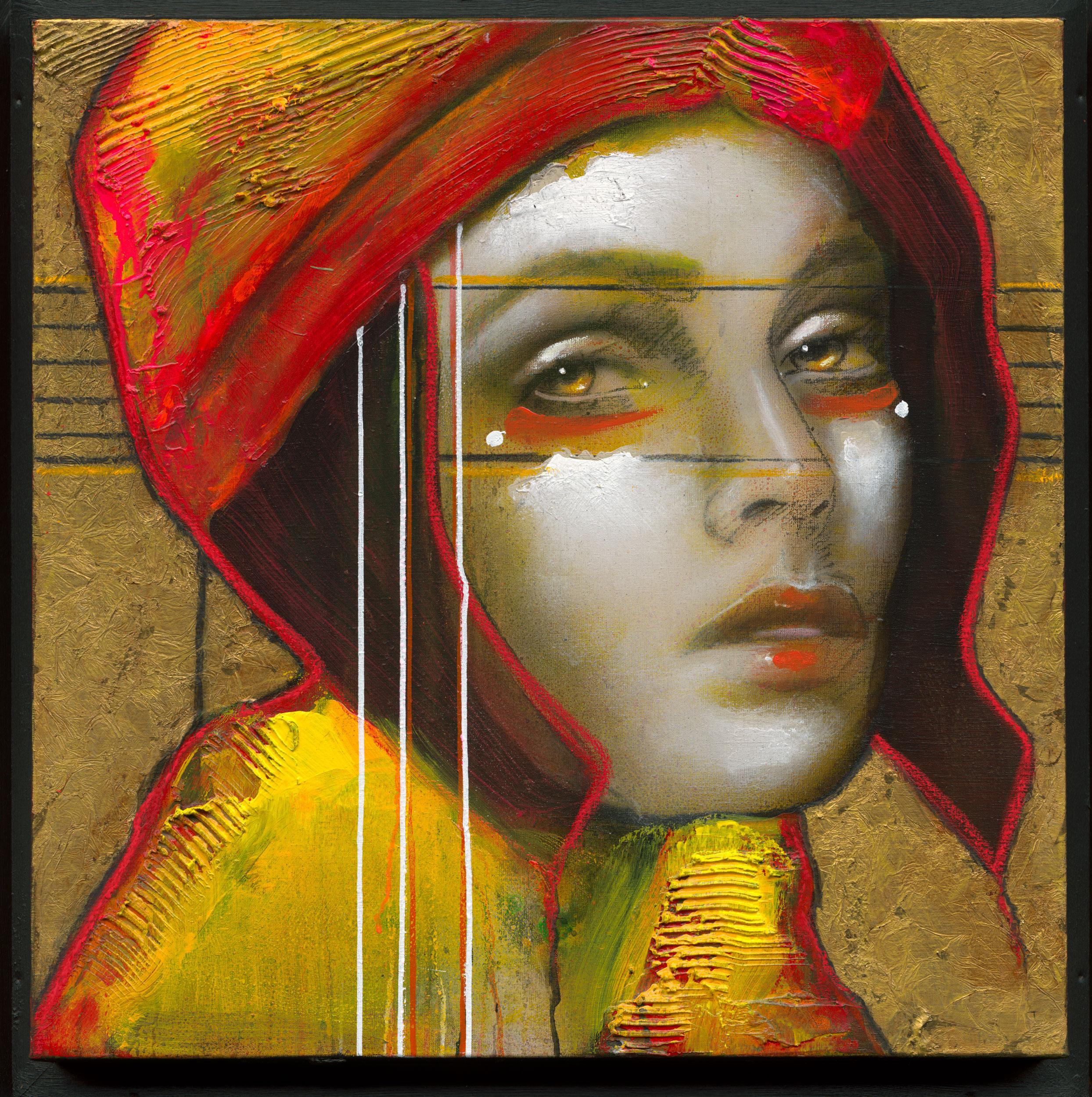 Auri - 21st Century, Contemporary, Figurative, Portrait Painting, Oil, Canvas