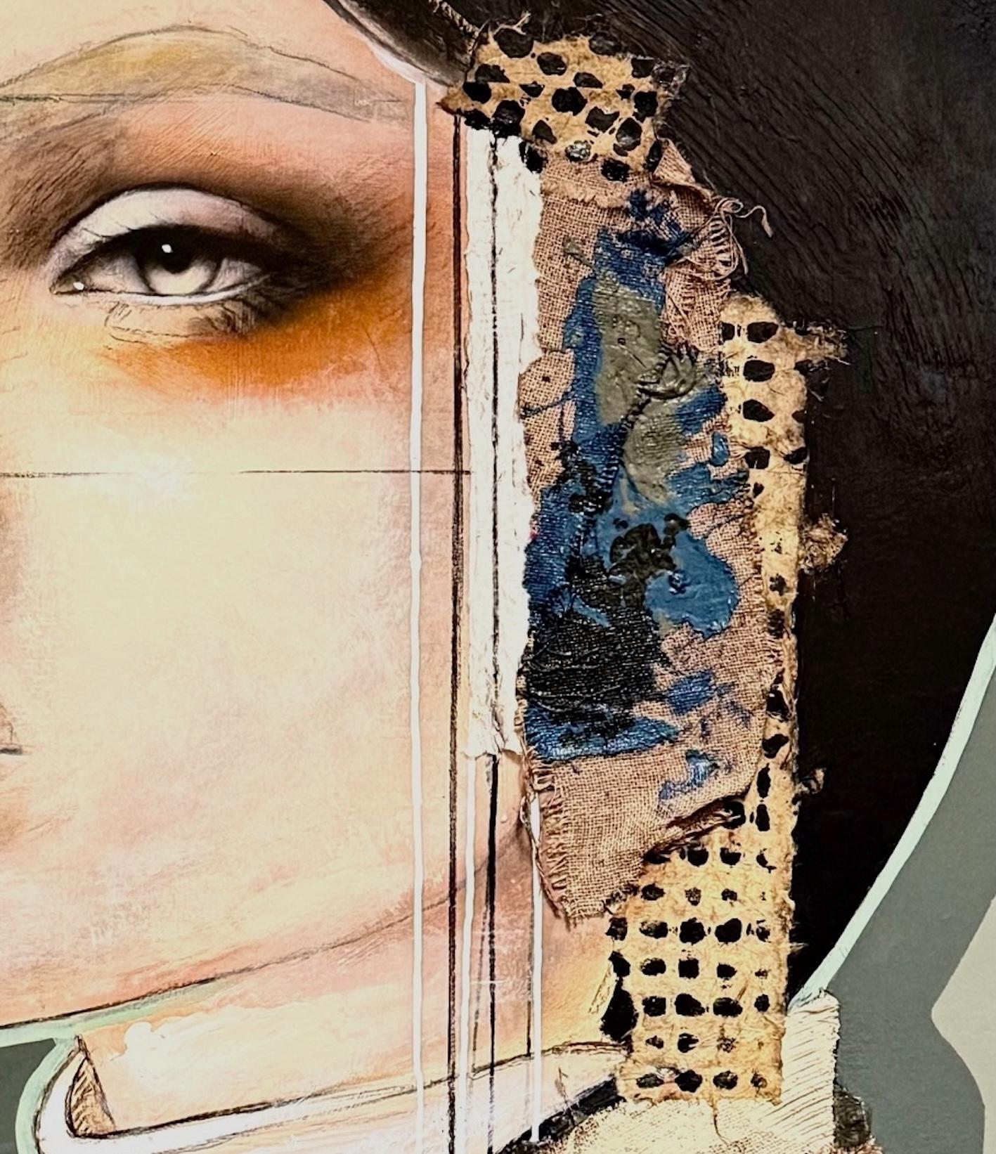 Ausgewogen - 21. Jahrhundert, Zeitgenössisch, Figurativ, Porträtmalerei, Öl im Angebot 1