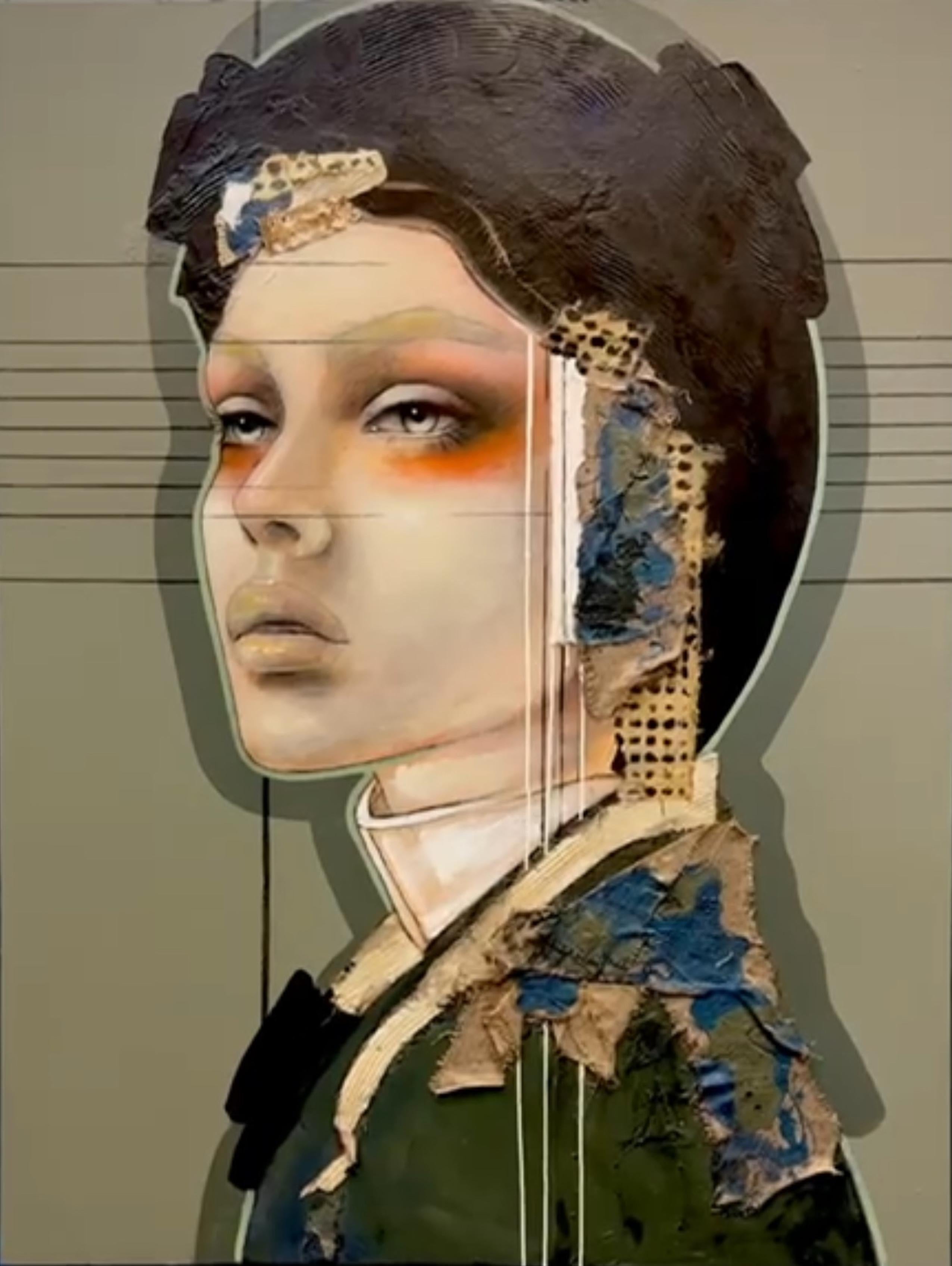 Balanced - 21st Century, Contemporary, Figurative, Portrait Painting, Oil