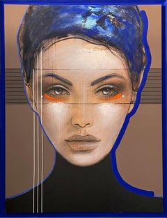 Caerulea - 21st Century, Contemporary, Figurative, Portrait Painting, Oil