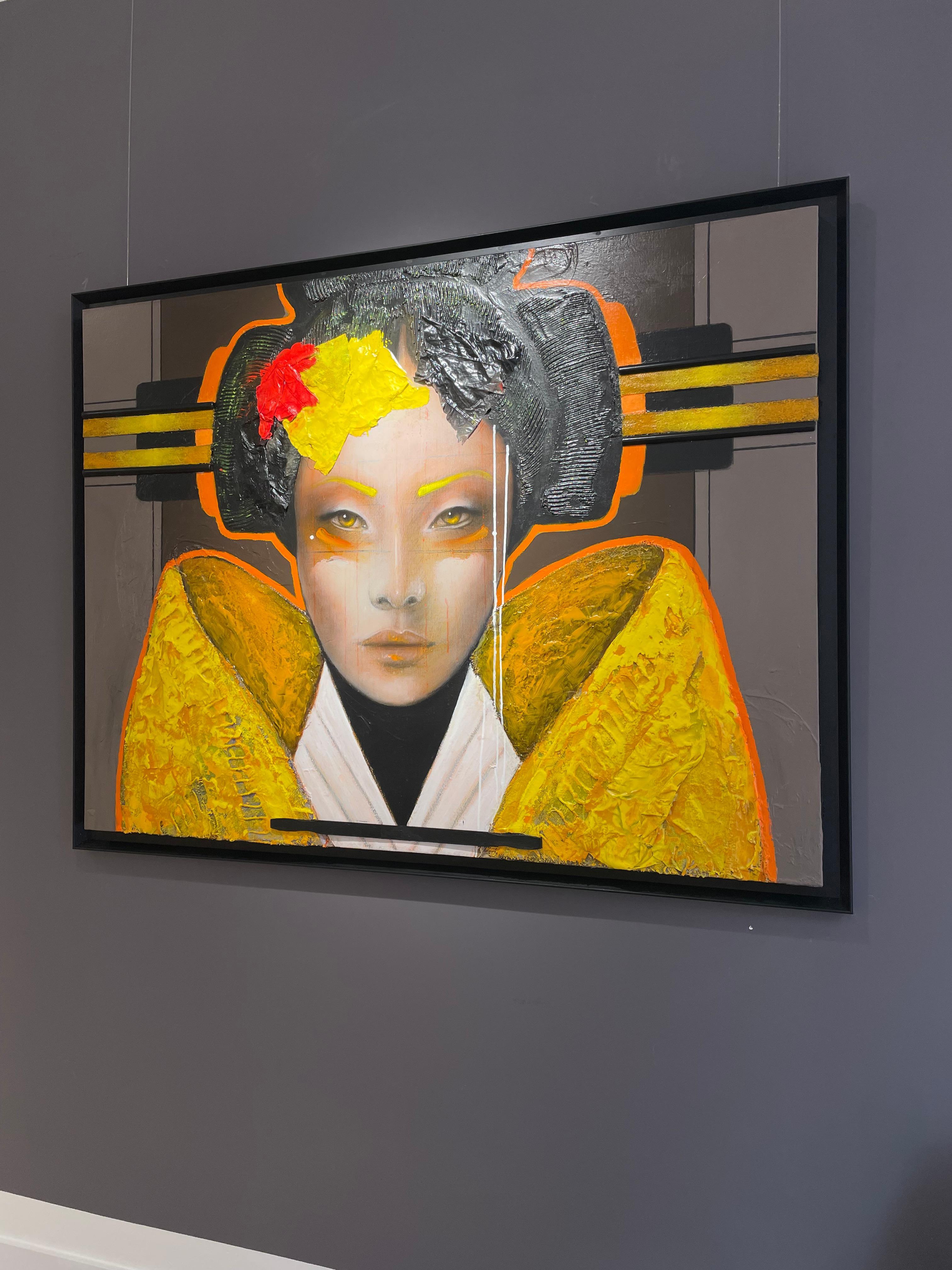 Dentō o Koete - Beyond Tradition - 21stC, Figurative, Portrait Painting, Oil 10