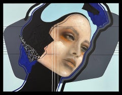 Elin - 21st Century, Contemporary, Figurative, Portrait Painting, Oil