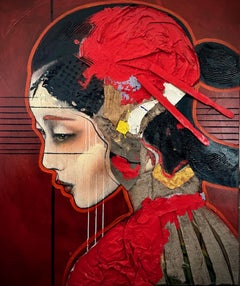 Eniguma - 21st Century, Contemporary, Figurative, Portrait Painting, Oil