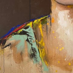 Flos Lucis - 21e siècle, Contemporain, Figuratif, Peinture de portrait, Huile