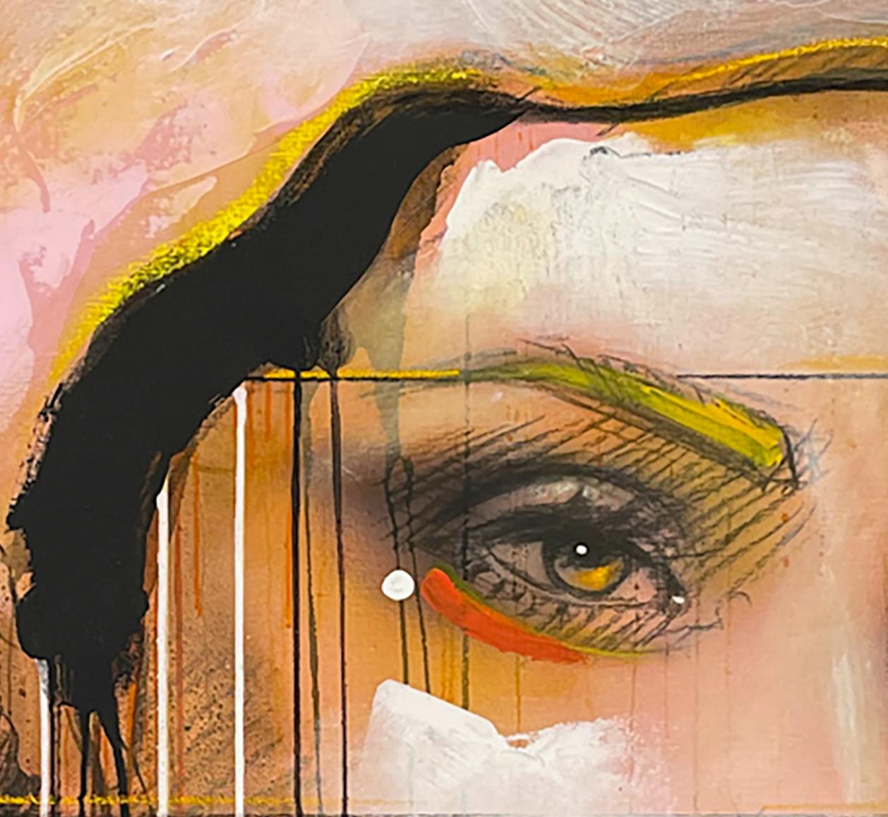 Fons - 21° secolo, Contemporaneo, Pittura di ritratto, Olio, Acrilico, Tela in vendita 1