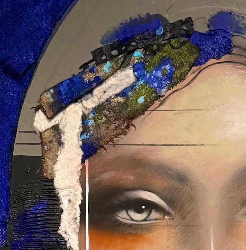 Hymne - 21. Jahrhundert, Zeitgenössisch, Figurativ, Porträtmalerei, Öl (Schwarz), Figurative Painting, von Ger Doornink