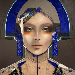 Hymne - 21st Century, Contemporary, Figurative, Portrait Painting, Oil