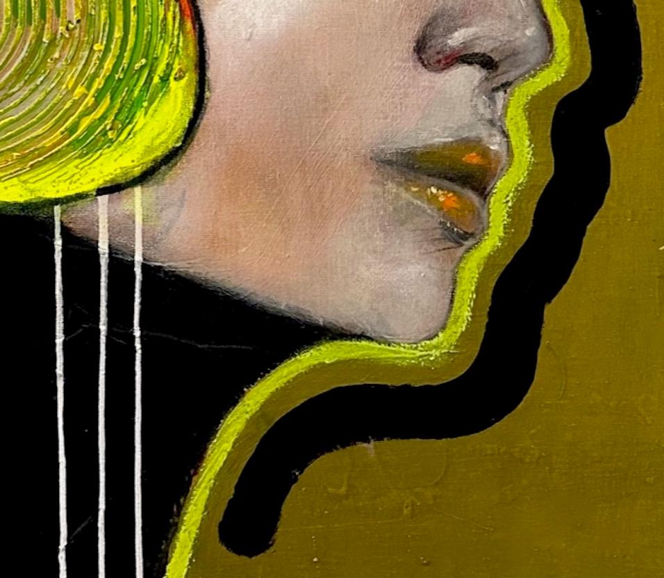Levitas - 21st Century, Contemporary, Figurative, Portrait Painting, Oil For Sale 1
