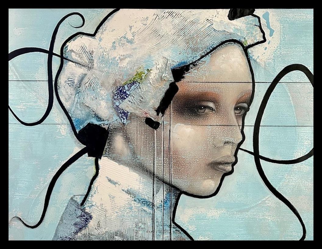 Moriko - Siglo XXI, Contemporáneo, Figurativo, Pintura al óleo, Retrato - Painting de Ger Doornink