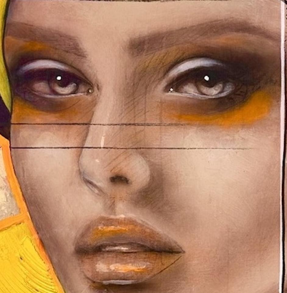 Paris - 21st Century, Contemporary, Figurative, Portrait Painting, Oil im Angebot 1