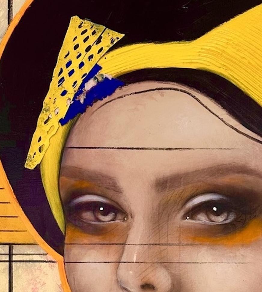 Paris - 21st Century, Contemporary, Figurative, Portrait Painting, Oil im Angebot 2