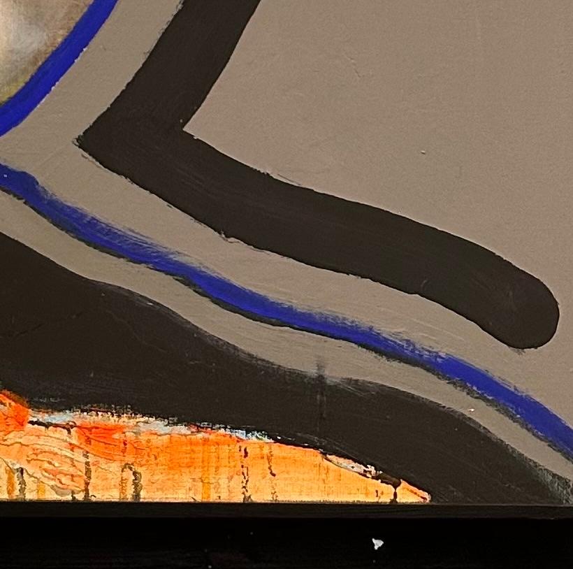 Dieses Kunstwerk ist Teil von Ger Doorninks neuester Kollektion, in der sich seine Meisterschaft in der Porträtmalerei widerspiegelt und seine Rolle als Handwerker deutlich wird, der neue MATERIALIEN und Texturen einsetzt, um das Wesen seiner Motive