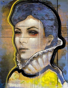 Sehnsucht - 21st Century, Contemporary, Portrait Painting, Oil on Canvas