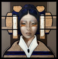Sensai - 21st Century, Contemporary, Figurative, Portrait Painting, Oil