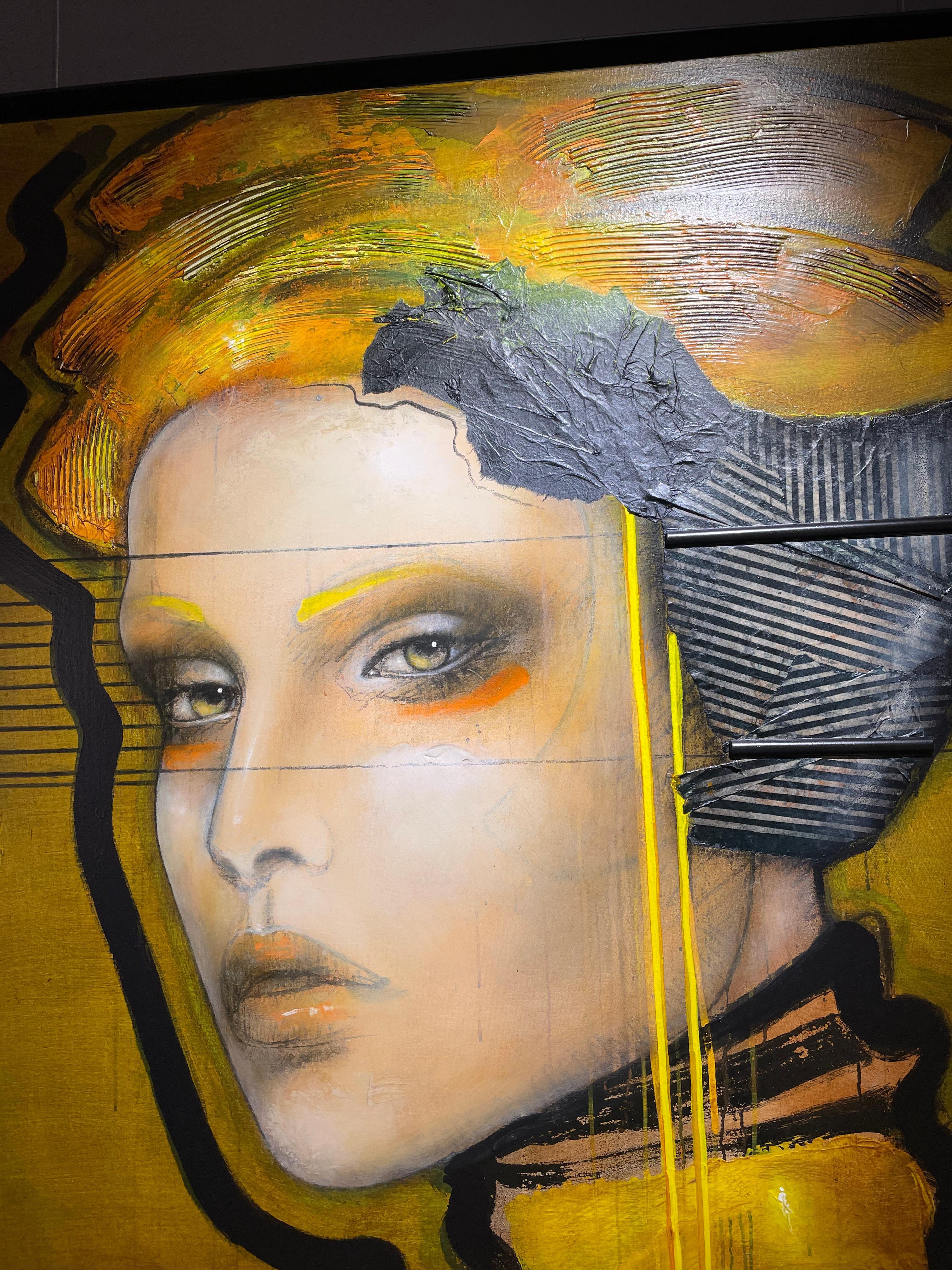 Shinrin-Yoku - 21° secolo, Contemporaneo, Figurativo, Ritratto, Olio - Painting di Ger Doornink