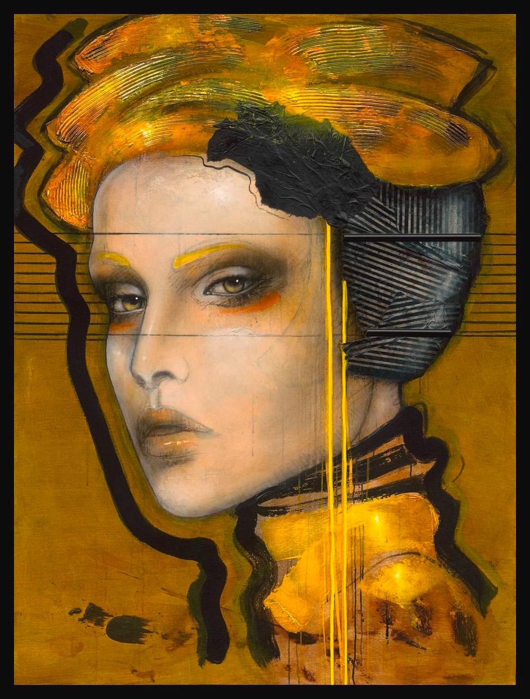 Shinrin-Yoku - 21° secolo, Contemporaneo, Figurativo, Ritratto, Olio