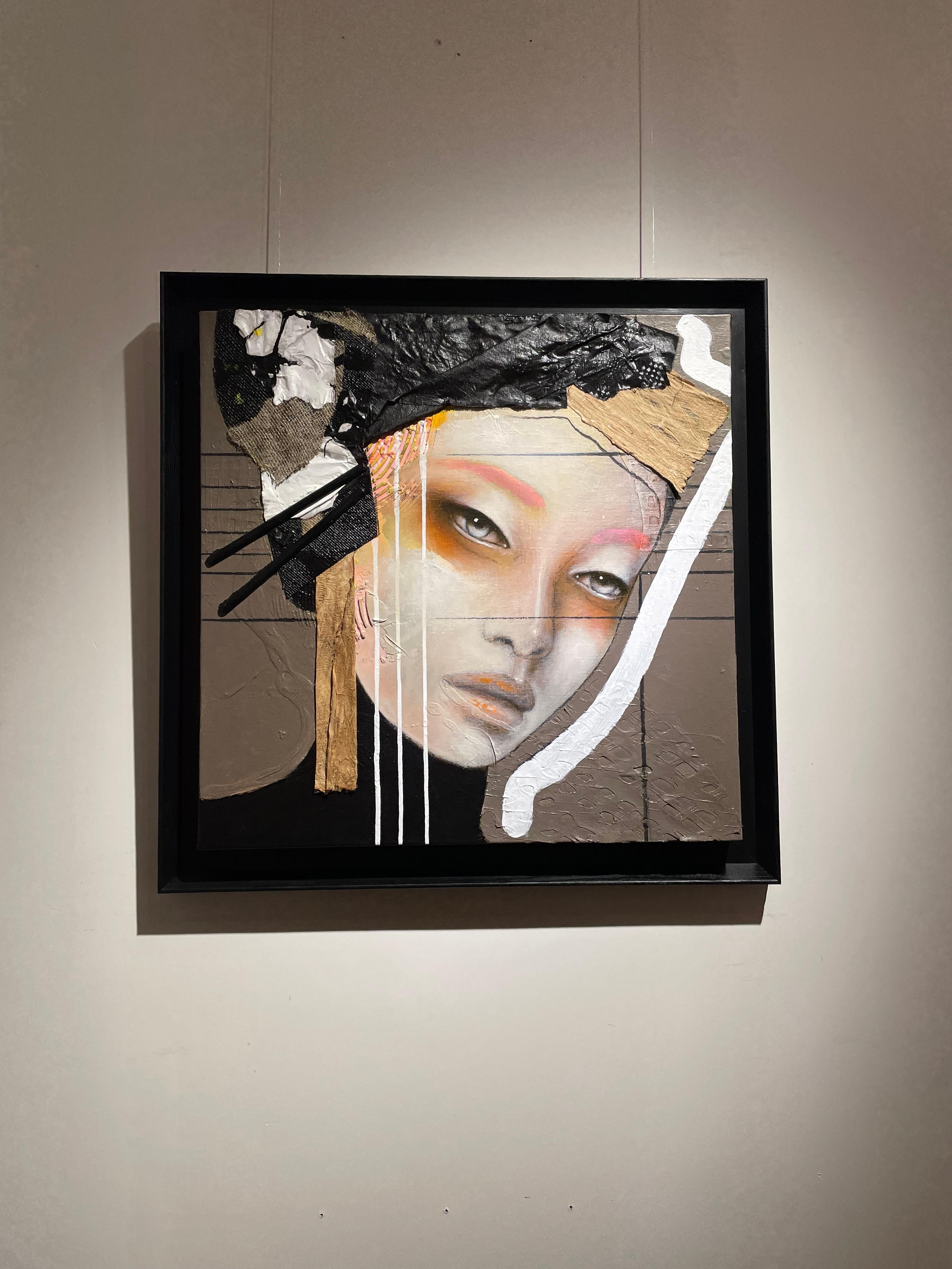 Tsuriari - 21st Century, Contemporary, Figurative, Portrait Painting, Oil For Sale 1