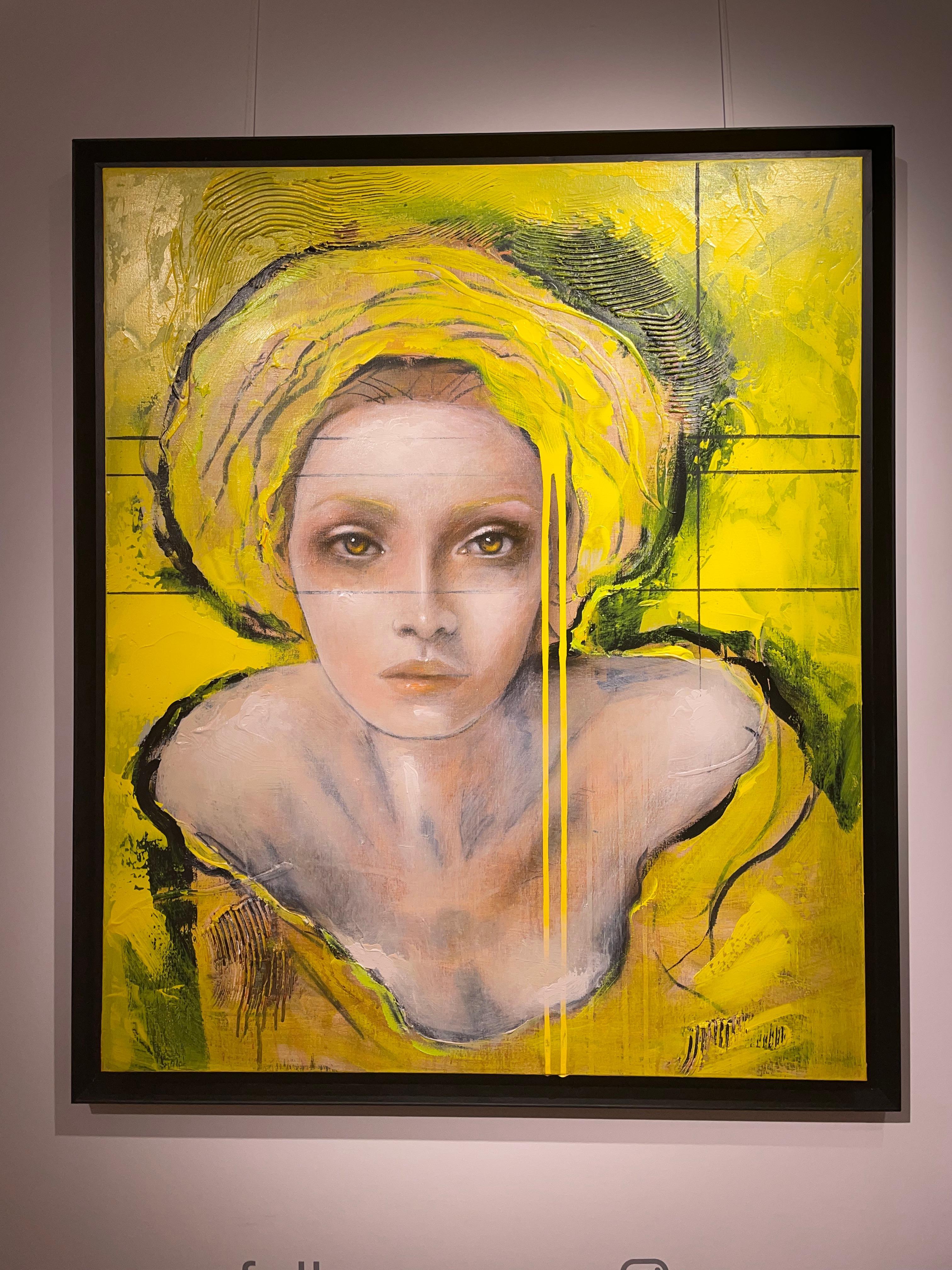 Wondering - 21° secolo, Contemporaneo, Figurativo, Pittura di ritratto, Olio 1
