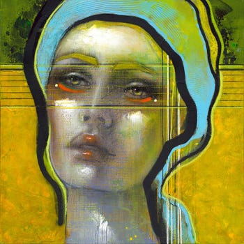 Anaïs- 21. Jahrhundert, Zeitgenössisch, Figurativ, Pigmentdruck, Porträt