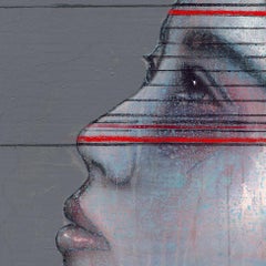 Blue Heaven- 21. Jahrhundert, Zeitgenössisch, Figurativ, Pigmentdruck, Porträt