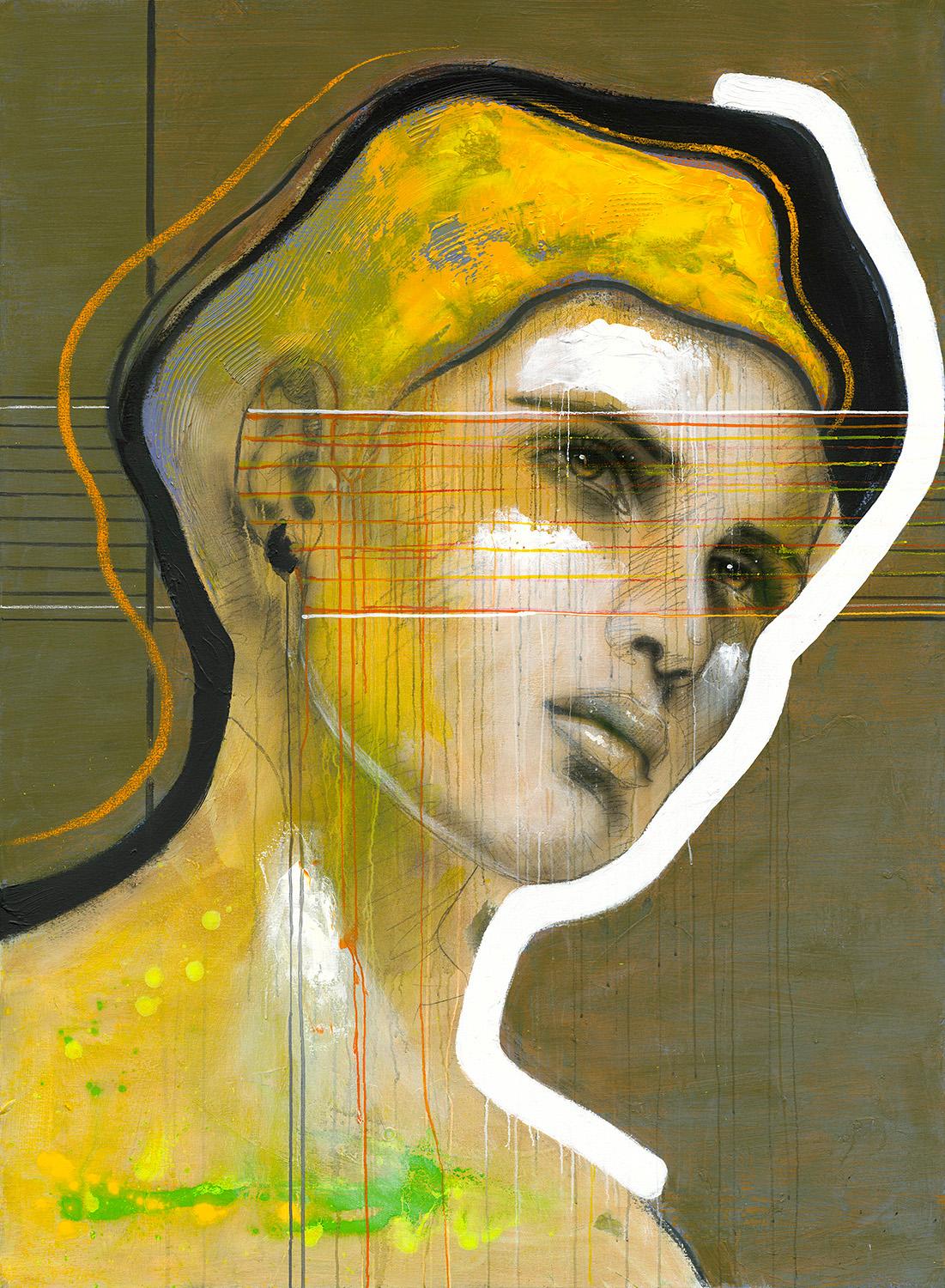 Geneviève - 21e siècle, contemporain, figuratif, imprimé pigmentaire, portrait