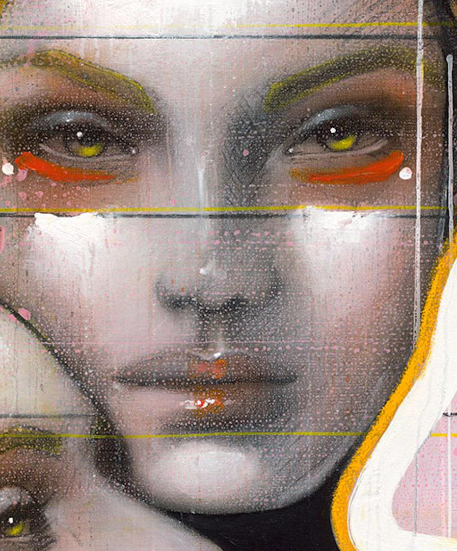 Sorores - 21° secolo, Contemporaneo, Figurativo, Stampa a pigmenti, Ritratto - Print di Ger Doornink