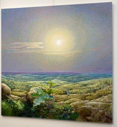 Helios - 21st Century Contemporary Colorful Impressionistic Landscape Painting