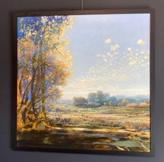 Next Step- 21st Century Contemporary Colorful Landscape Painting