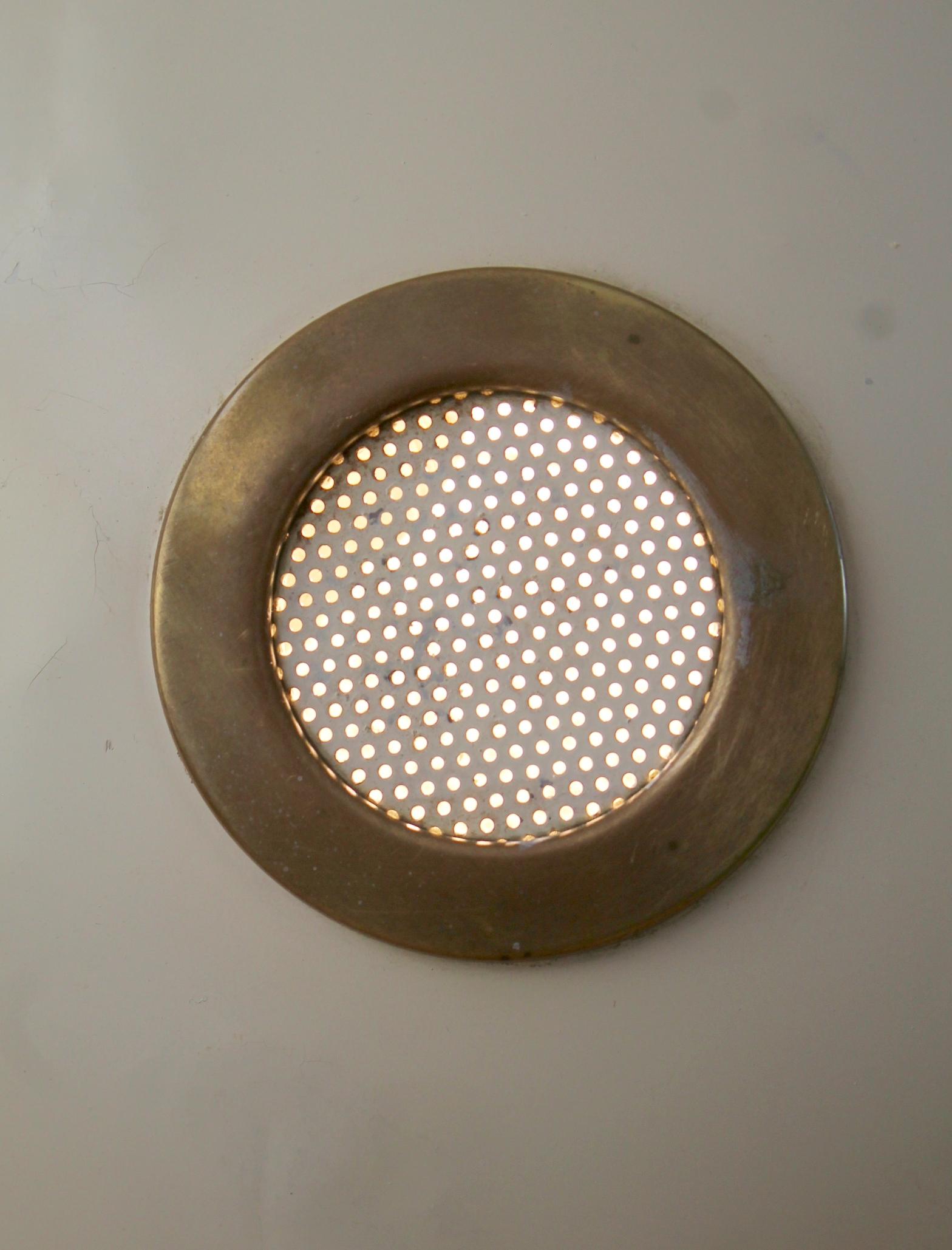 ¡Lámpara de brazo oscilante Gerald Thurston Mid Century Modern Saucer! Lightolier Raro Años 40 en venta 2